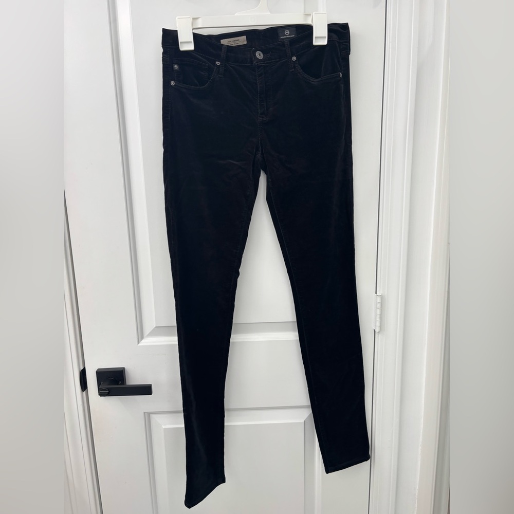 AG‎ adriano goldschmied the legging super skinny suede jeans pants